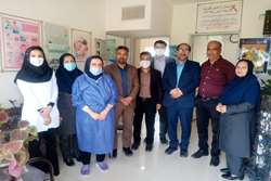 بازدید سرپرست شبکه بهداشت ودرمان شهرستان زرقان از مرکز روستایی بندامیر