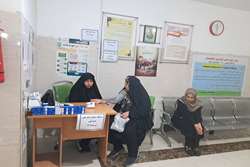 اجرای طرح رایگان کنترل فشارخون و قند خون در  مرکز خدمات جامع سلامت ضیغمی زرقان به مناسبت ماه خودمراقبتی