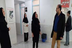 بازدید رئیس شبکه بهداشت و درمان زرقان از مراکز سلامت شهر لپویی