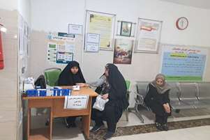 اجرای طرح رایگان کنترل فشارخون و قند خون در  مرکز خدمات جامع سلامت ضیغمی زرقان به مناسبت ماه خودمراقبتی