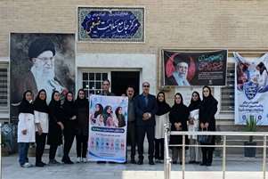 بازدید رئیس شبکه بهداشت و درمان شهرستان زرقان از مرکز خدمات جامع سلامت ضیغمی به مناسبت هفته ملی سلامت بانوان