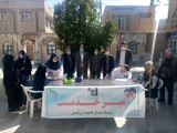 برپایی‌میز خدمت سلامت در نماز جمعه این هفته شهرستان زرقان