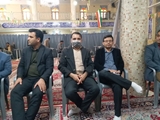 حضور معاون بهداشت شبکه بهداشت و درمان زرقان در میز خدمت نماز جمعه این هفته