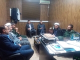 دیدار سرپرست شبکه بهداشت و درمان زرقان با مجموعه ی فرماندهی سپاه پاسداران این شهر به مناسبت روز پاسدار