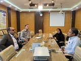 نشست رئیس شبکه بهداشت و درمان زرقان با کارشناس برنامه پیشگیری و مراقبت از بیماری‌های غیر واگیر معاونت بهداشتی دانشگاه علوم پزشکی شیراز