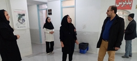 بازدید رئیس شبکه بهداشت و درمان زرقان از مراکز سلامت شهر لپویی