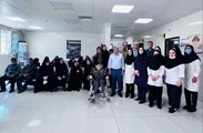 تجلیل از سالمندترین فرد زرقان به مناسبت هفته‌ی سلامت سالمندان