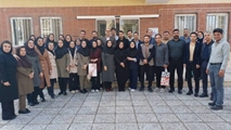 تجلیل از ۱۳ سال تلاش ماندگار  مسوول واحد پیشگیری و کنترل بیماریهای واگیر شبکه بهداشت و درمان شهرستان زرقان 