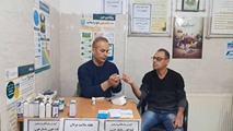برگزاری برنامه غربالگری فشار خون و قند خون جهت  شهروندان به مناسبت هفته ملی سلامت مردان 