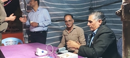 برپایی میز خدمت سلامت در شهر لپویی؛ تاکید معاون شبکه بهداشت زرقان بر انجام غربالگری دوره ای جهت شناسایی زودهنگام بیماری‌های غیرواگیر