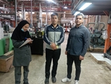 بازدید نوروزی کارشناس بهداشت حرفه ای از صنایع شیمیایی و کارخانه پگاه فارس در زرقان